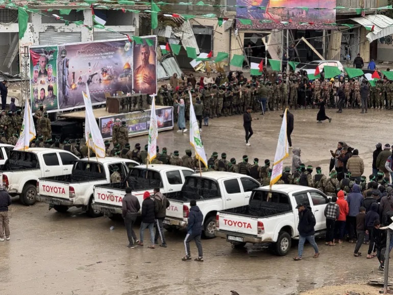 Maxaabiista oo lagu soo bandhigay Nuseirat1.jpg